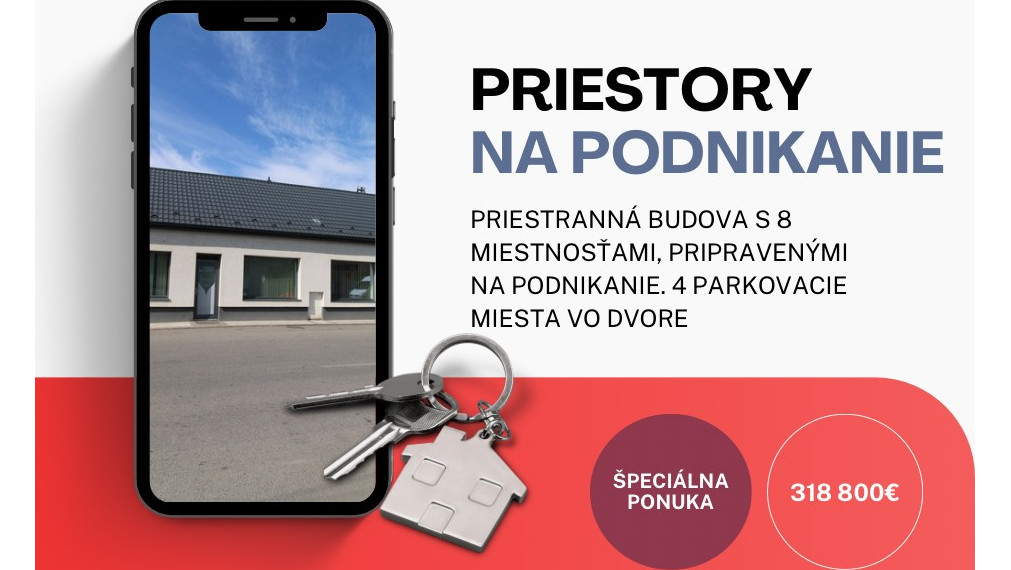 SAMOSTATNE STOJACI RODINNÝ DOM S 8 MIESTNOSŤAMI - VHODNÝ NA OBCHODNÉ ÚČELY - PODPIVNIČENÝ