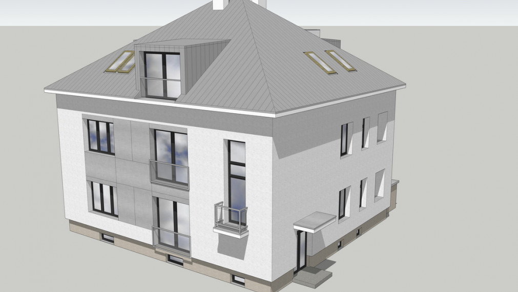 2-POSCHODOVÝ SAMOSTATNE STOJACI RODINNÝ DOM - PROJEKTOVÁ DOKUMENTÁCIA NA 3 SAMOSTATNÉ BYTOVE JEDNOTKY - POZEMOK 1330M2